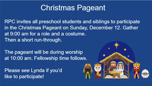 Riverside Preschool Christmas Pageant Riverside Preschool Christmas Pageant